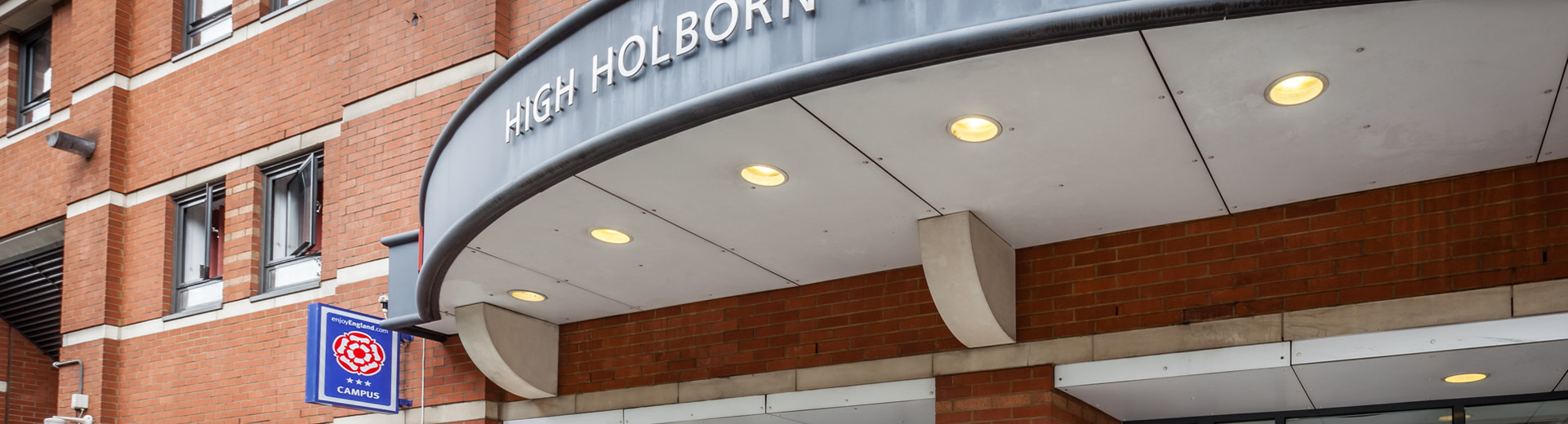 An exterior view of the High Holborn Residence accommodation building at LSE